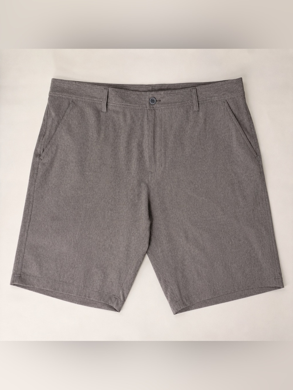 Coolkeep Men's Gray Performance Stretch Shorts Size 40 Big and Tall